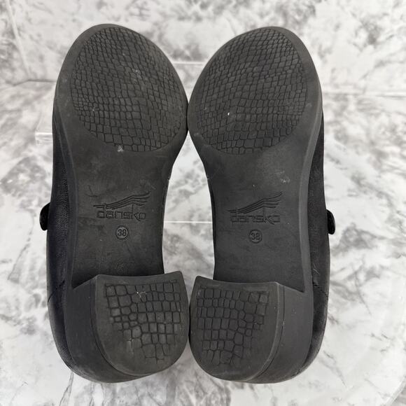 Dansko Callista Burnished Nubuck Leather Mary Jane Shoes Size 38 US 8 Minimal - Picture 5 of 7